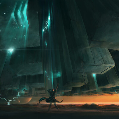 above the horizon