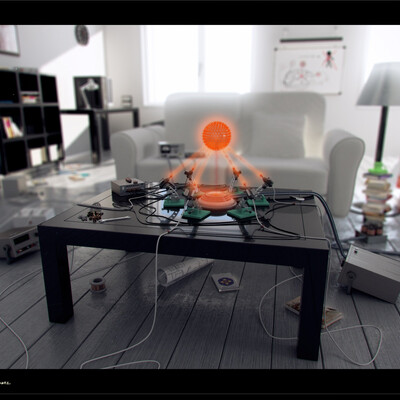 Sphere in a room..