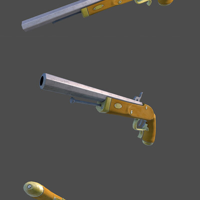 Steampunk pistol