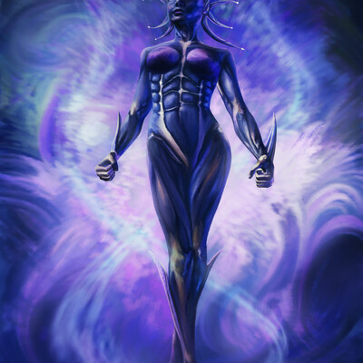 Cyborg woman
