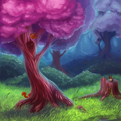 At forest
