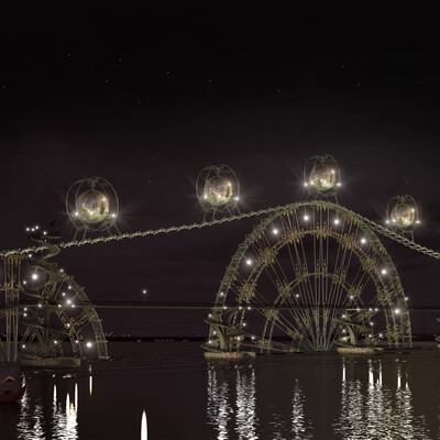 Underwater bridge