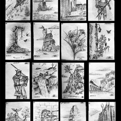 A set of thumbnails