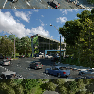 Office building in the city of Novorossiysk