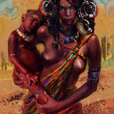 Himba woman