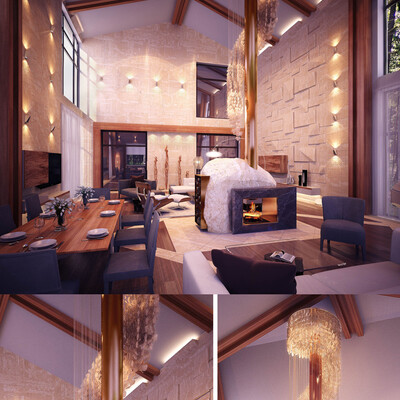 Concept of villa in Saratov