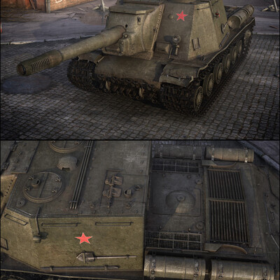 tank destroyer ISU-152  USSR