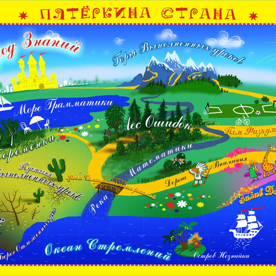 The poster in the classroom