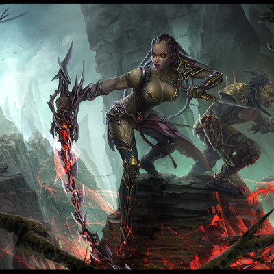 Malika Hazid-hee, the daughter of the ruler of the dragons.