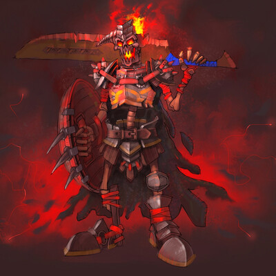 Dead warrior