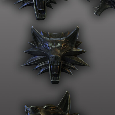 Witcher's medallion (fan-art)