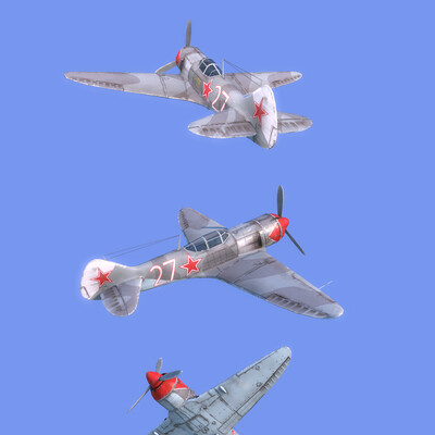Soviet fighter LA-7