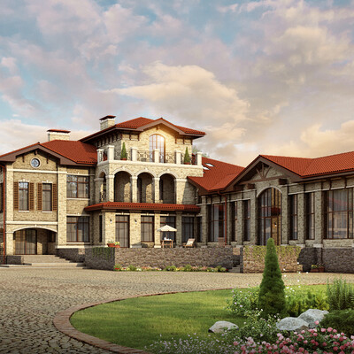 The house in the Italian style