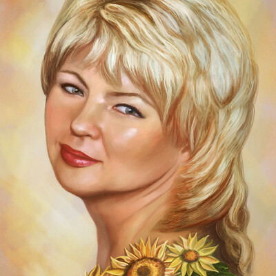 Svetlana, sunny portrait