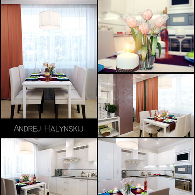 Table, chairs and window