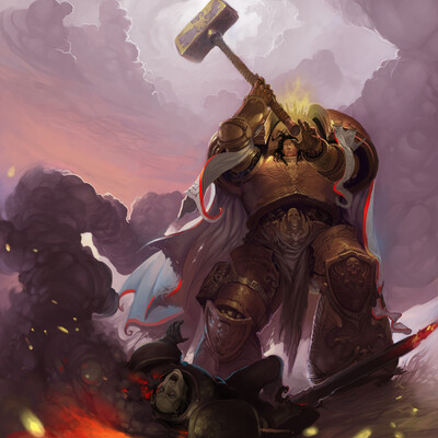 Dorn and the defeated heretic