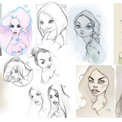 sketches of people