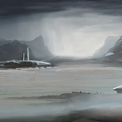 futuristic landscape