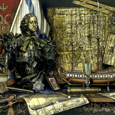 Still life of Peter the Great.