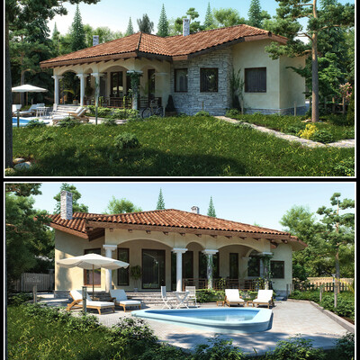 Hacienda in the picturesque village