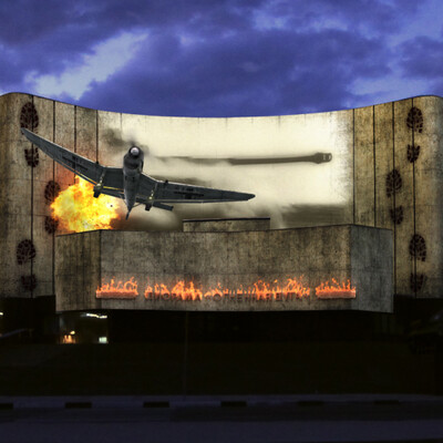 Diorama - Fiery arc