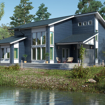 House in log