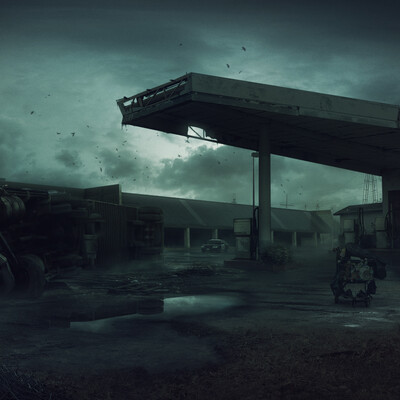 Gas station
