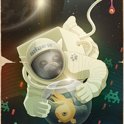 Space cat