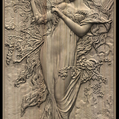 Decorative panel "Spring"