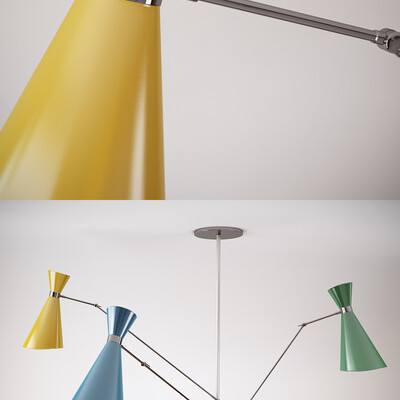 Delightful.Stanley suspension lamp