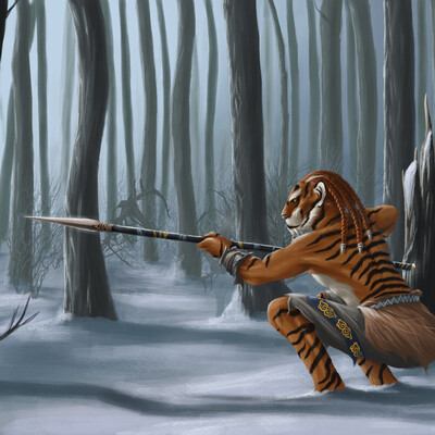Siberian tiger hunter
