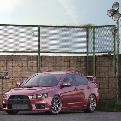 Evo X near Air base.