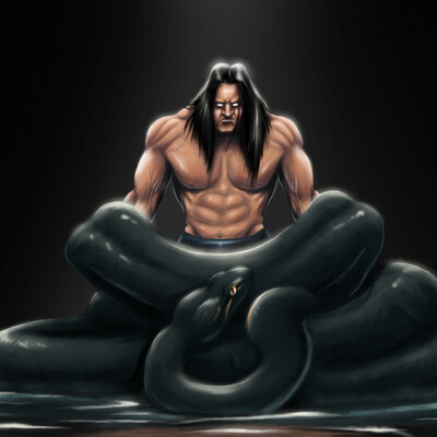 Barbarian vs snake