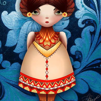 The girl