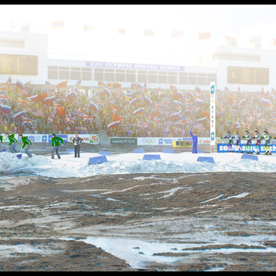 Sochi 2014 with no snow. Biathlon. Vitaly Mutko nightmare.