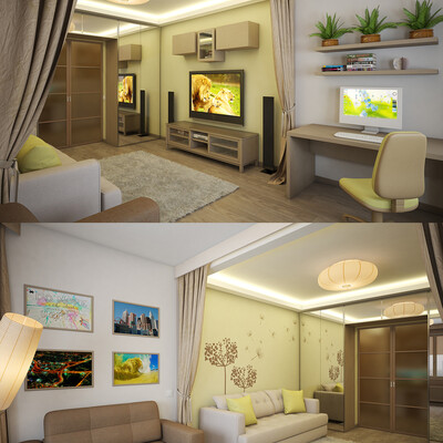 Apartment in a modern style