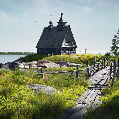 Among Karelian Motley Grass