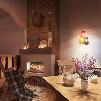 visualization of the restaurant somewhere in Kiev ...