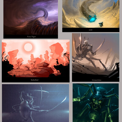 January 2013 speedpainting pack 2