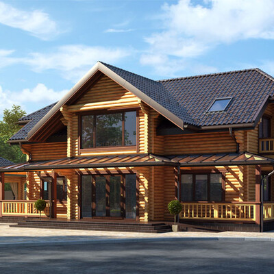 Wooden office