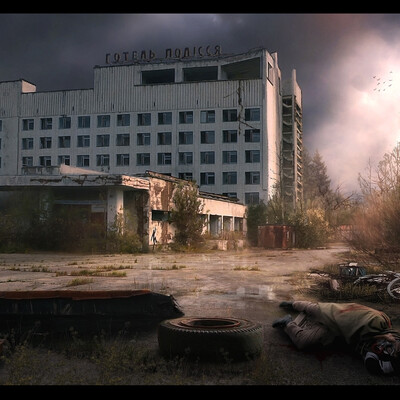 Glow over the Pripyat