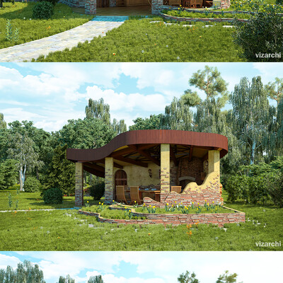 Gazebo in Kyiv