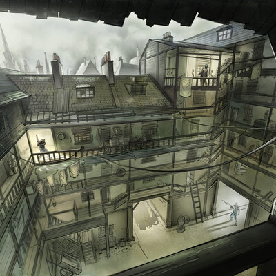 Poison Belt. Slums