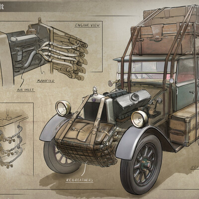Poison Belt. Modifid vehicle