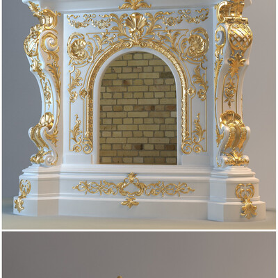 fireplace "baroque"