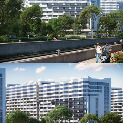 Apartment complex in Sochi