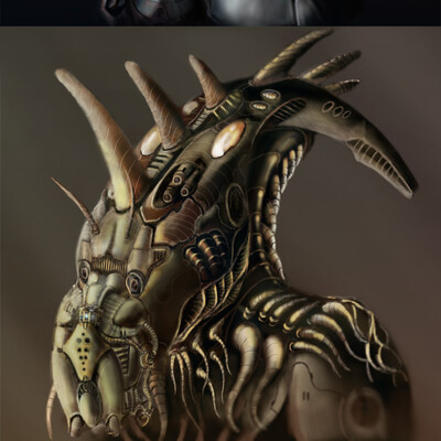 Concept Robot Head