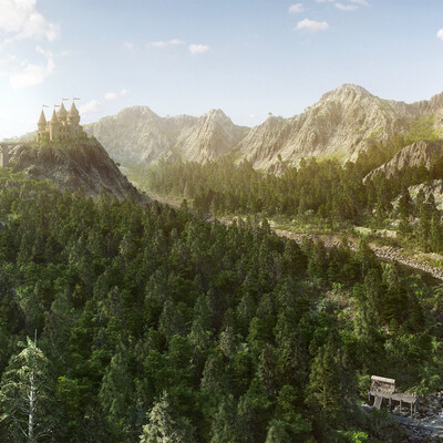 Castle in the Mountains