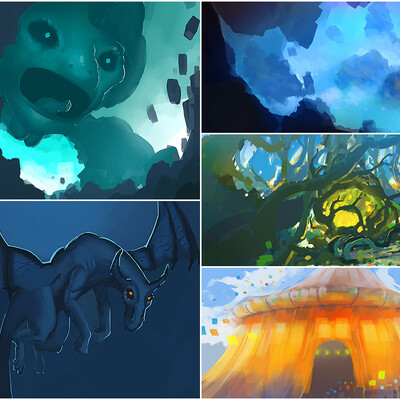 Speed Paintings