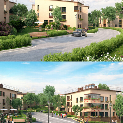 Architectural Visualization of Mistila Hills